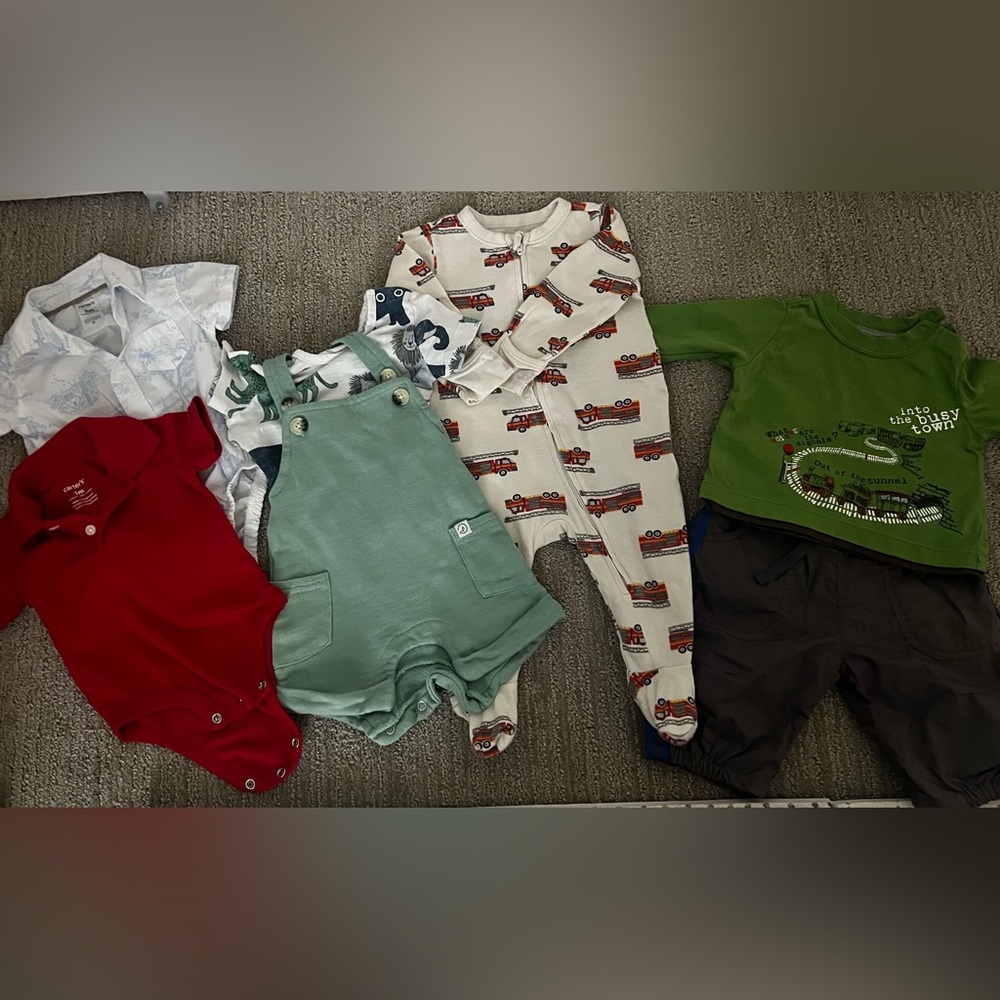 Kids Fire Truck Print One Piece